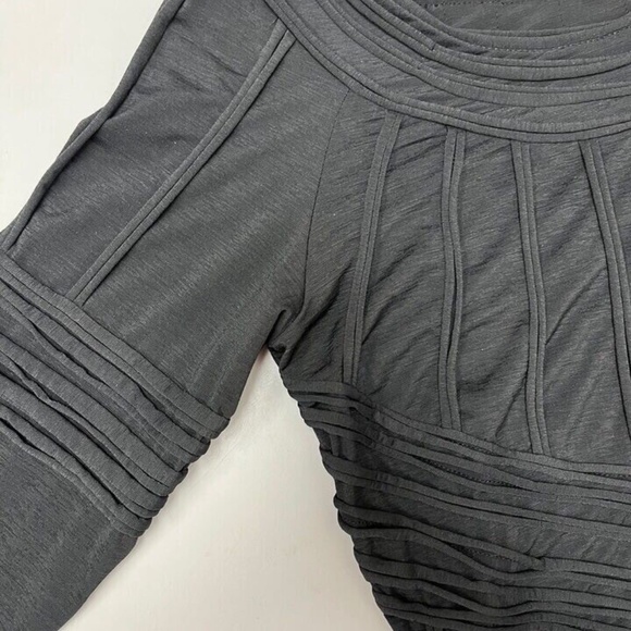 Leon Max Dress Limited Edition Sz Small Stretch Black Cocktail- Flattering! - Picture 4 of 8